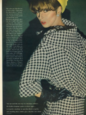 Wilhelmina Cooper by David Bailey / Vogue USA (1963.09)