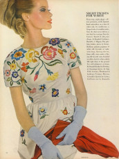 Veruschka by David Bailey / Vogue USA (1963.09)