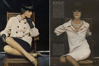 Mirella Petteni by Helmut Newton / Vogue USA (1963.09/2)