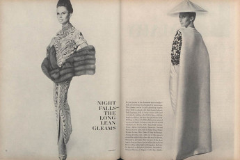 Brigitte Bauer by Louis Faurer / Vogue USA (1963.10/2)