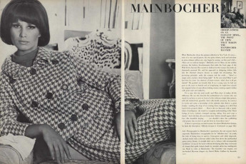 Brigitte Bauer by Horst P. Horst / Vogue USA (1963.11)