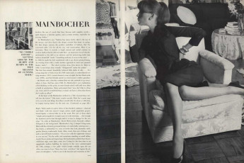 Brigitte Bauer by Horst P. Horst / Vogue USA (1963.11)