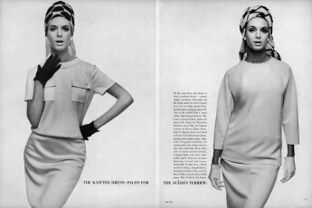 Deborah Dixon by Bert Stern / Vogue USA (1964.02/2)