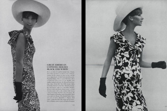 Brigitte Bauer by Horst P. Horst (Vogue USA 1964.04/2)