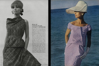 Brigitte Bauer by Horst P. Horst (Vogue USA 1964.04/2)