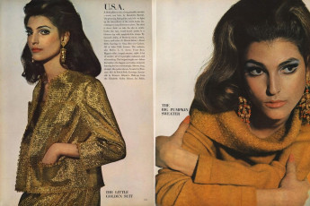 Benedetta Barzini by Irving Penn (Vogue USA 1964.08)