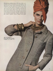 Wilhelmina Cooper by David Bailey (Vogue USA 1964.09)