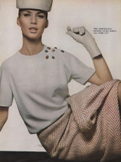 Deborah Dixon by David Bailey / Vogue USA (1964.09)