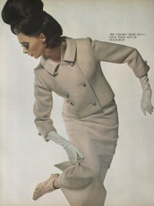 Benedetta Barzini by David Bailey / Vogue USA (1964.09)