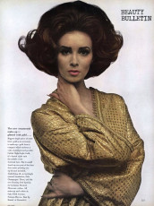 Wilhelmina Cooper by David Bailey, Bert Stern (Vogue USA 1964.09)