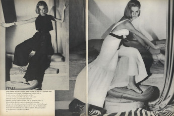 Veruschka by Henry Clarke / Vogue USA (1964.10)