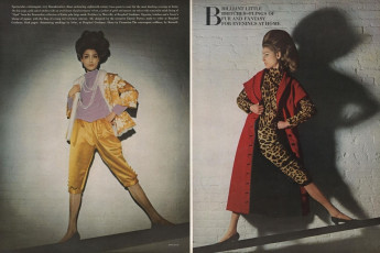 Benedetta Barzini by David Bailey (Vogue USA 1964.10) (Vogue USA 1964.10)