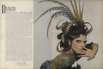 Benedetta Barzini by Bert Stern / Vogue USA (1965.01)