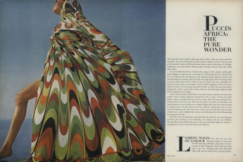 Veruschka by Henry Clarke / Vogue USA (1965.01)