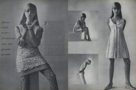 Paula Feiten by Gianni Penati / Vogue USA (1965.01)