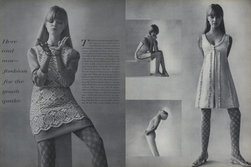 Paula Feiten by Gianni Penati / Vogue USA (1965.01)