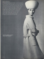 Wilhelmina Copper by Bert Stern, Franco Rubartelli / Vogue USA (1965.01/2)