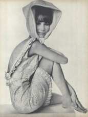 Brigitte Bauer by Irving Penn / Vogue USA (1965.01/2)