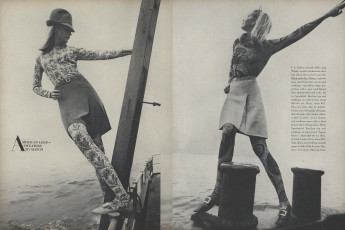 Francoise Rubartelli by Franco Rubartelli / Vogue USA (1965.02)