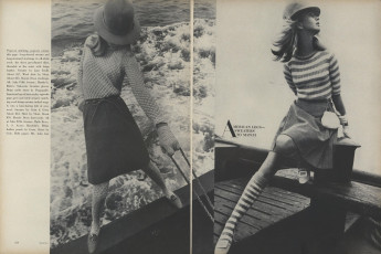 Francoise Rubartelli by Franco Rubartelli / Vogue USA (1965.02)