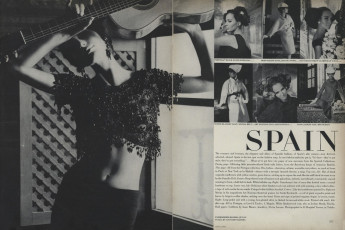 Brigitte Bauer by Henry Clarke / Vogue USA 1965.03/2)