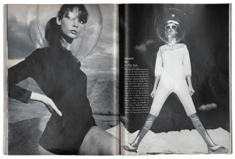 Jean Shrimpton by Richard Avedon / Harper's Bazaar (1965.04)