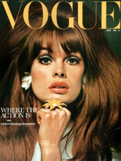 Jean Shrimpton by David Bailey / Vogue UK (1965.06)