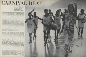 Veruschka by Henry Clarke / Vogue USA (1965.06)