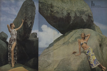 Veruschka by Henry Clarke / Vogue USA (1965.06)