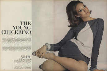 Marisa Berenson by Irving Penn (Vogue USA 1965.08)