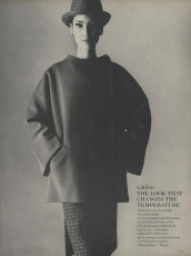 Benedetta Barzini by Irving Penn / Vogue USA (1965.09)