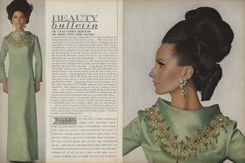 Benedetta Barzini by Irving Penn (Vogue USA 1965.09/2)