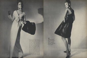Brigitte Bauer by Horst P. Horst (Vogue USA 1965.10/2)