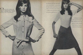 Jean Shrimpton by David Bailey / Vogue USA (1965.10/2)