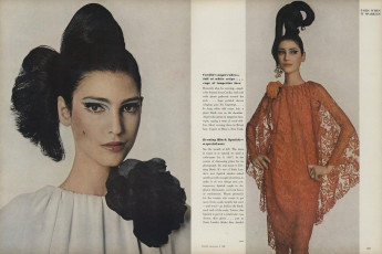 Benedetta Barzini by Irving Penn / Vogue USA (1965.11)