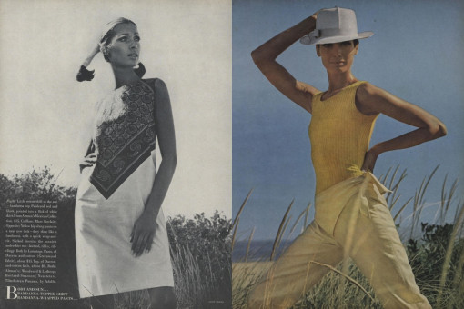 Marisa Berenson, Baroness Thyssen-Bornemisza by John Cowan / Vogue USA (1966.01)