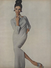 Wilhelmina Cooper by Irving Penn / Vogue USA (1966.01/2)
