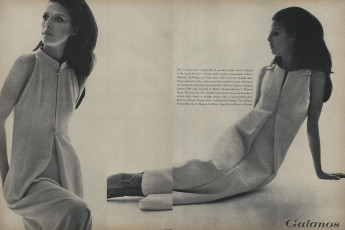 Birgitta af Klercker by Bert Stern / Vogue USA (1966.03/2)