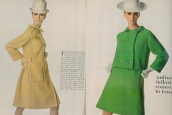 Wilhelmina Copper by Irving Penn / Vogue USA (1966.03/2)