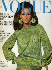 Brigitte Bauer by Irving Penn / Vogue USA (1966.04)