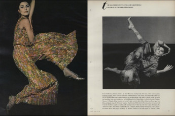 Benedetta Barzini by Richard Avedon (Vogue USA 1966.08/2)
