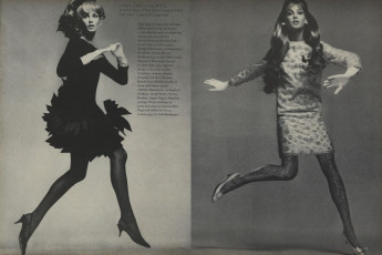 Jean Shrimpton by Richard Avedon (Vogue USA 1966.10)