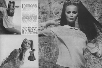 Samantha Jones by Bert Stern (Vogue USA 1967.01)