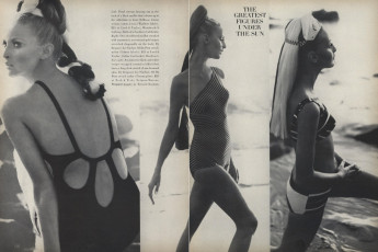 Samantha Jones by Bert Stern (Vogue USA 1967.01/2)
