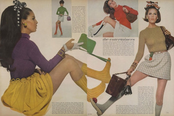 Birgitta af Klerker by Bert Stern (Vogue USA 1967.03/2)