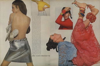 Birgitta af Klerker by Bert Stern (Vogue USA 1967.03/2)