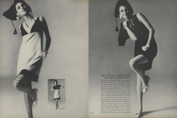 Benedetta Barzini by Franco Rubartell (Vogue USA 1967.03/2)