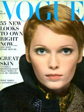 Mia Farrow by David Bailey (Vogue USA 1967.08/2)
