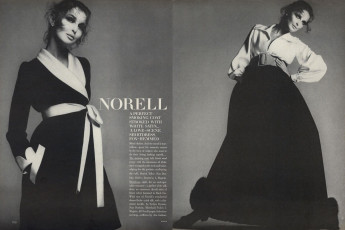 Samantha Jones by Richard Avedon (Vogue USA 1967.10/2)