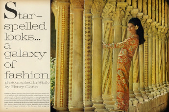 Benedetta Barzini by Henry Clarke (Vogue USA 1967.12)